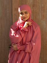 Load image into Gallery viewer, Soft- Crepe Two-Piece Jilbab Prayer Set - Khimar with Skirt
